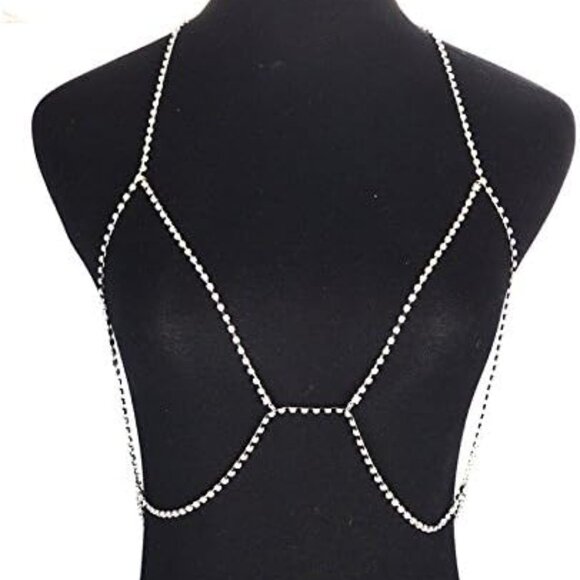 Crystal Rhinestone Bra Harness main image 2